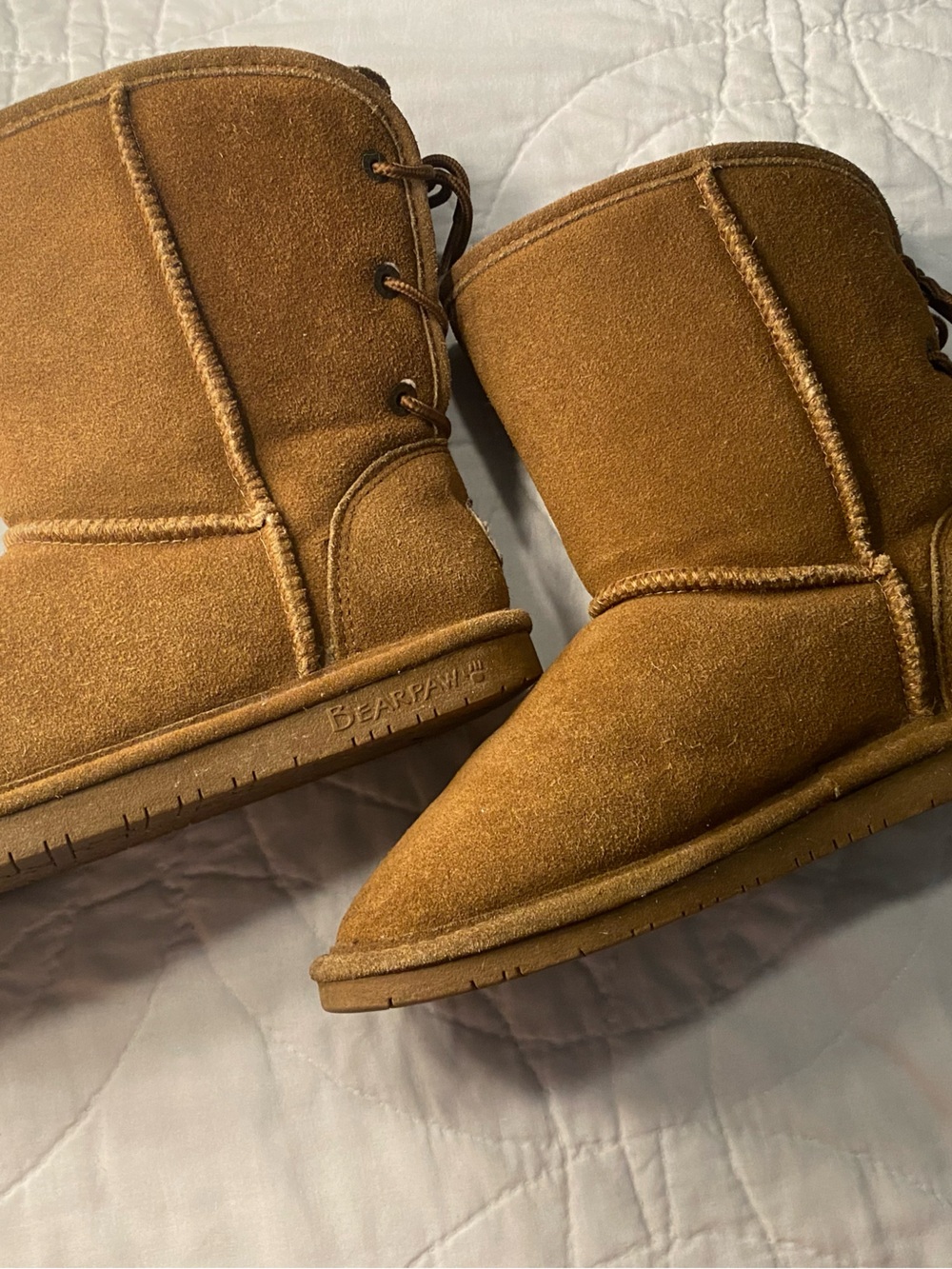 Bearpaw brown sherpa boots 🐾 🥾✨